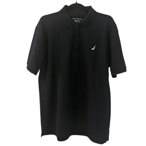 Navy Blue Nautica Men's Polo Deck Shirt